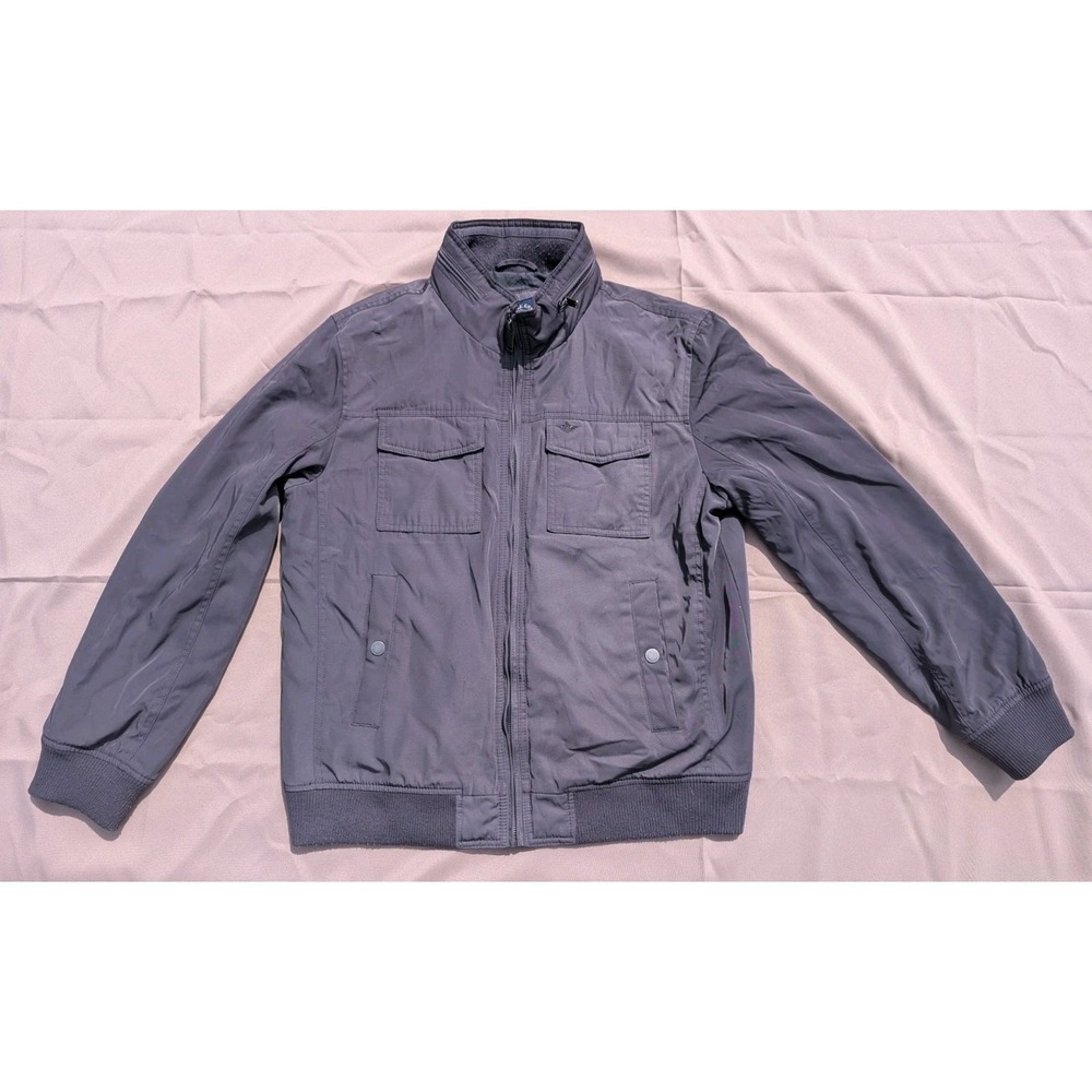 Dockers® Men's Quilted Lined Flight Bomber Zip‎ Up Bomber Jacket Size Large